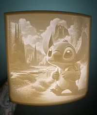Plaque lumineuse Stitch — photo 2