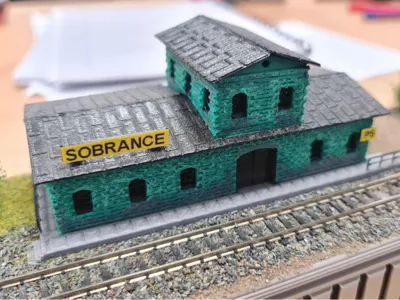 KATO N scale Train Station