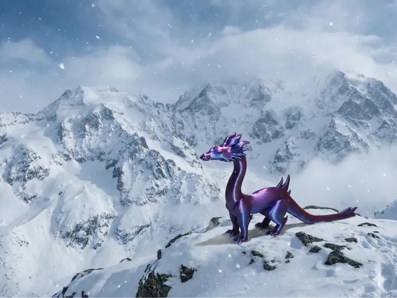 Nafia the Violet Dragoness - Fablehaven Inspired