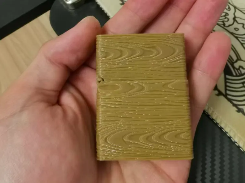 Zippo打火机外壳木纹