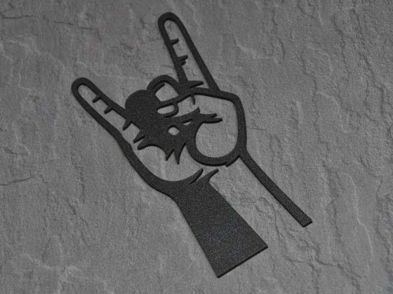 Hand - Rock - Wall Art