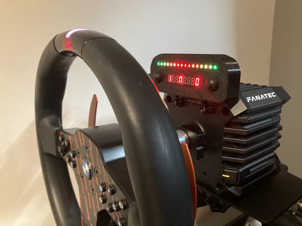 Sim Racing HUD/display for Fanatec CSL DD [SIMHUB] - Free 3D Print ...