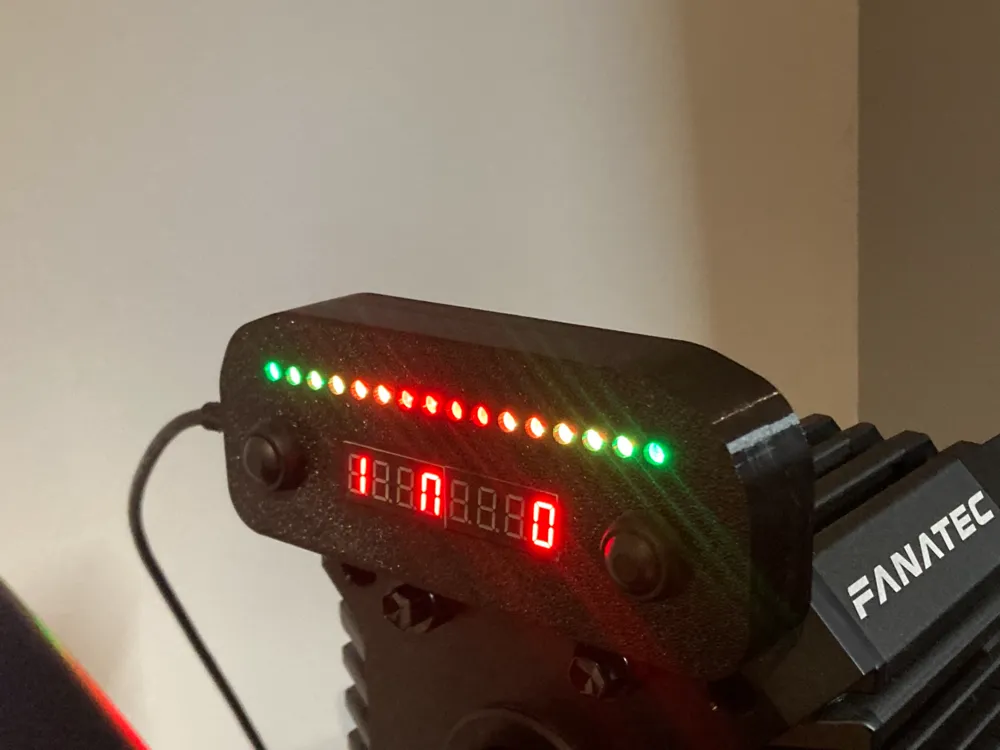 Sim Racing HUD/display for Fanatec CSL DD [SIMHUB] - Free 3D Print ...