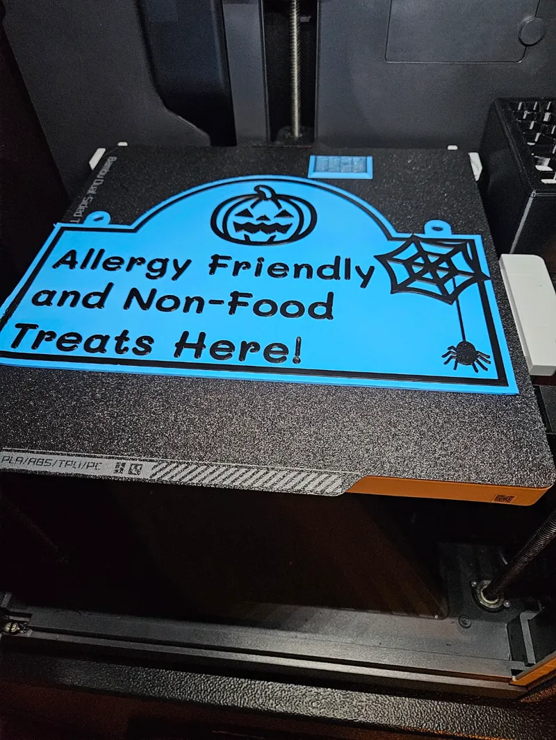 Teal Pumpkin Project Sign