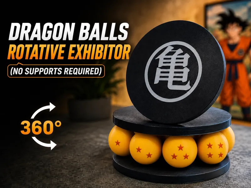 Bolas de "Dragon Ball Z" con Expositor Rotativo