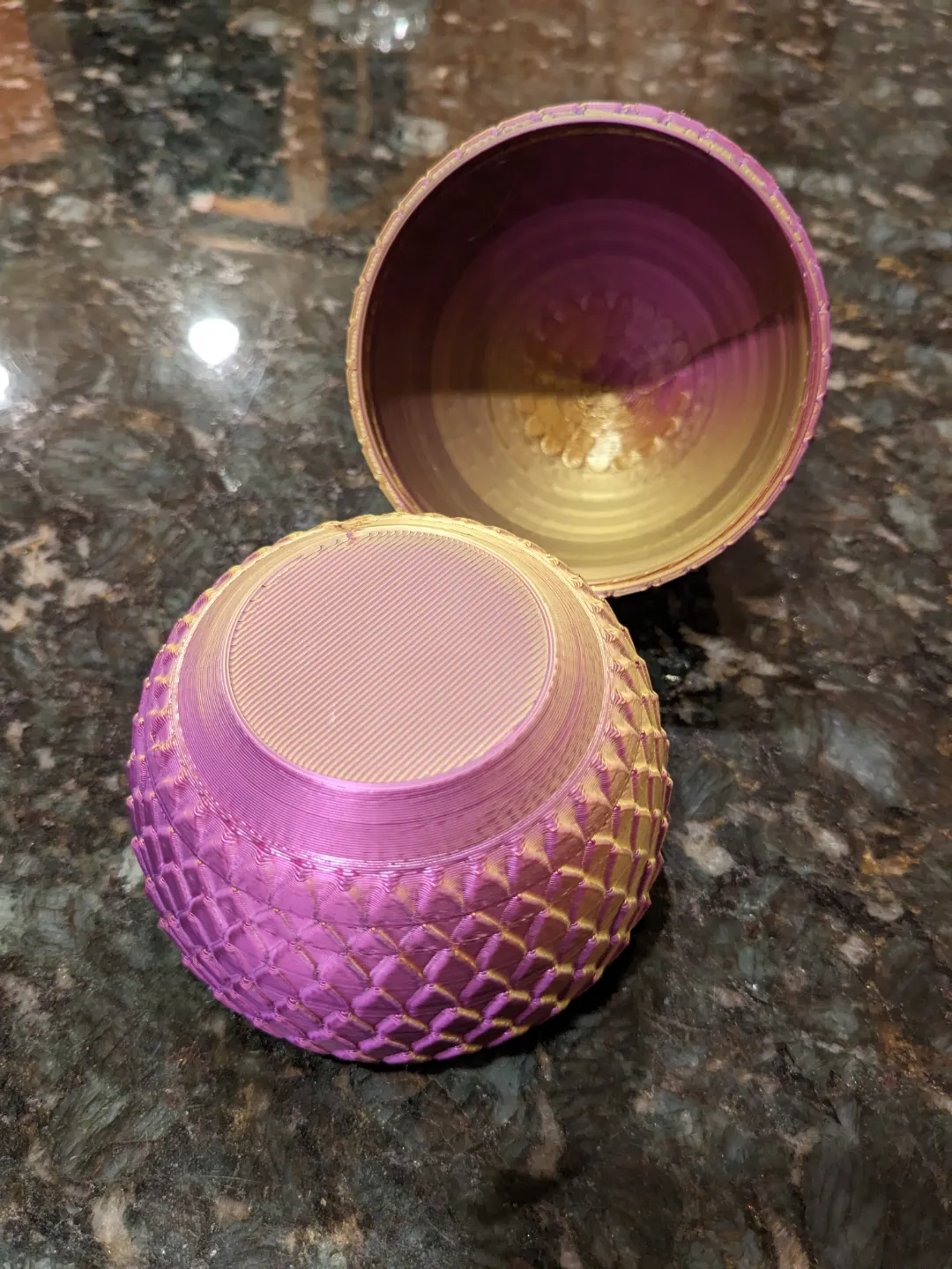 Large Threaded Dragon Egg view 4