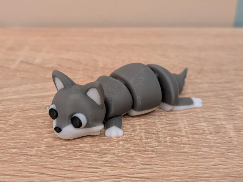 Articulated Wolf - Resize 80mm with keyhole