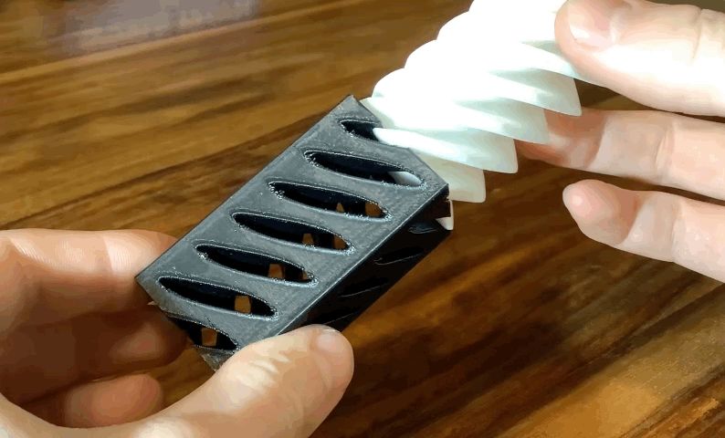 Rectangular Spiral Vortex Passthrough 
