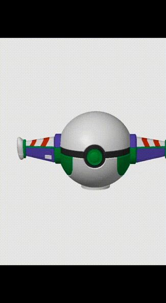 Pokeball Buzz Lightyear