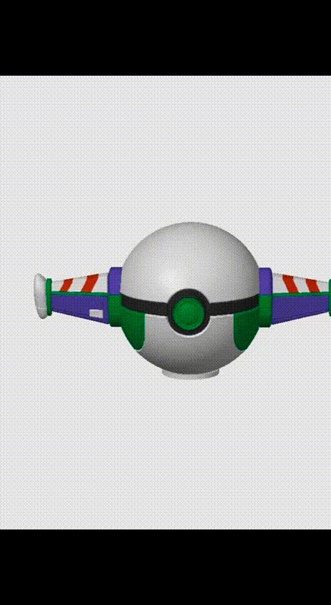Pokeball Buzz Lightyear