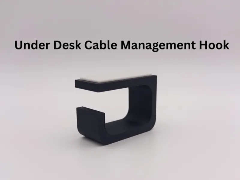 Under Desk Cable Management Hook