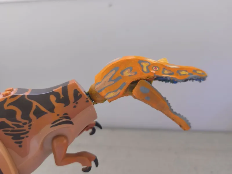 L-E-G-O BRICKS custom suchomimus dino head 