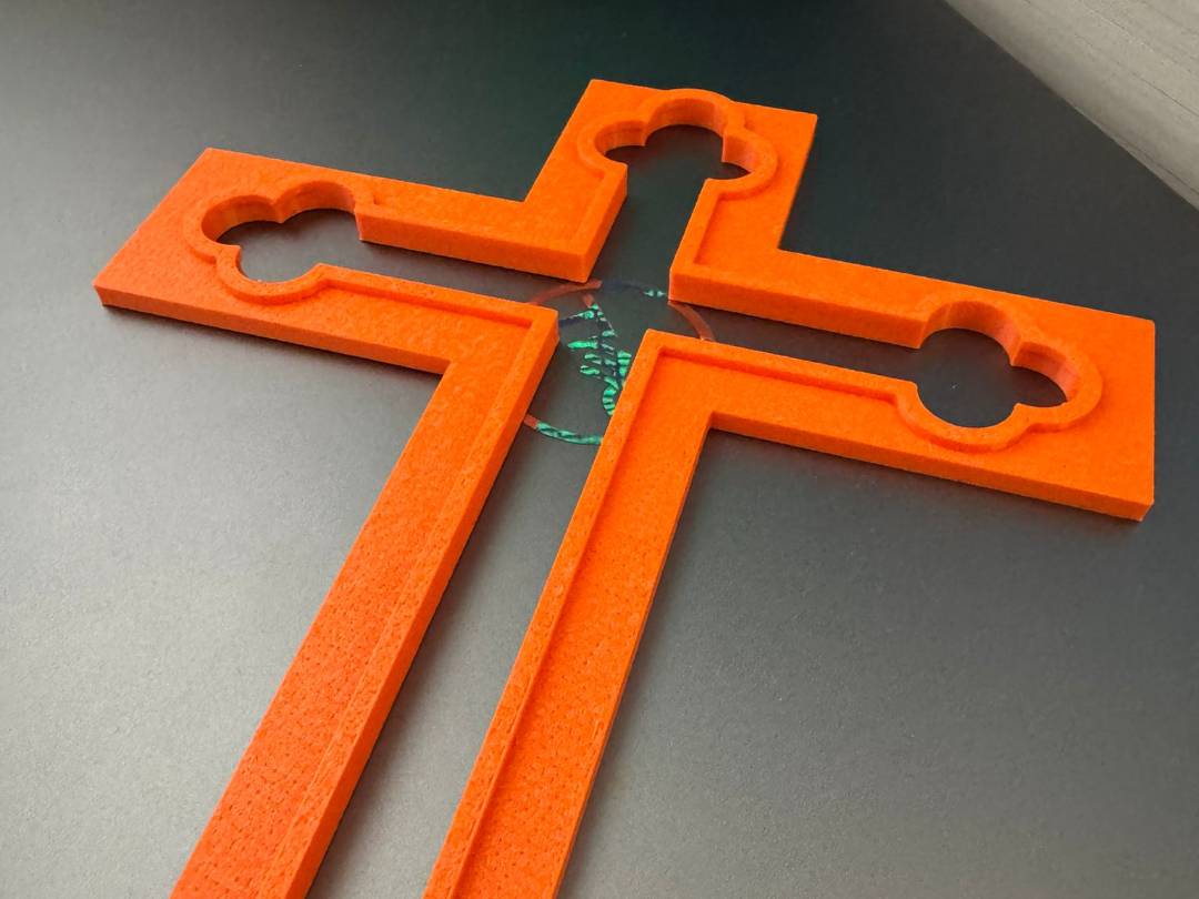 Cross Baking Powder Decoration Stencil