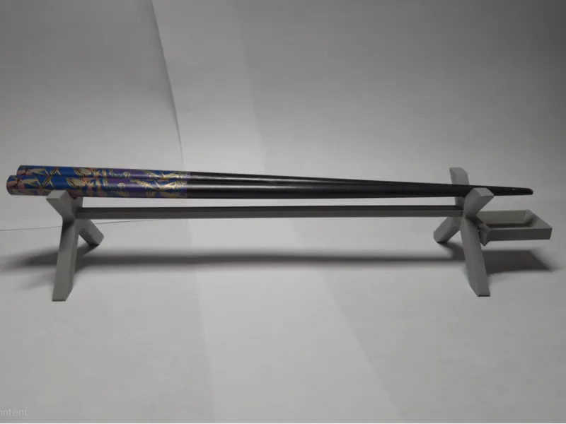 Chopstick Holder with magnetic sauce drip tray