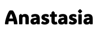 Anastasia name tag magnet