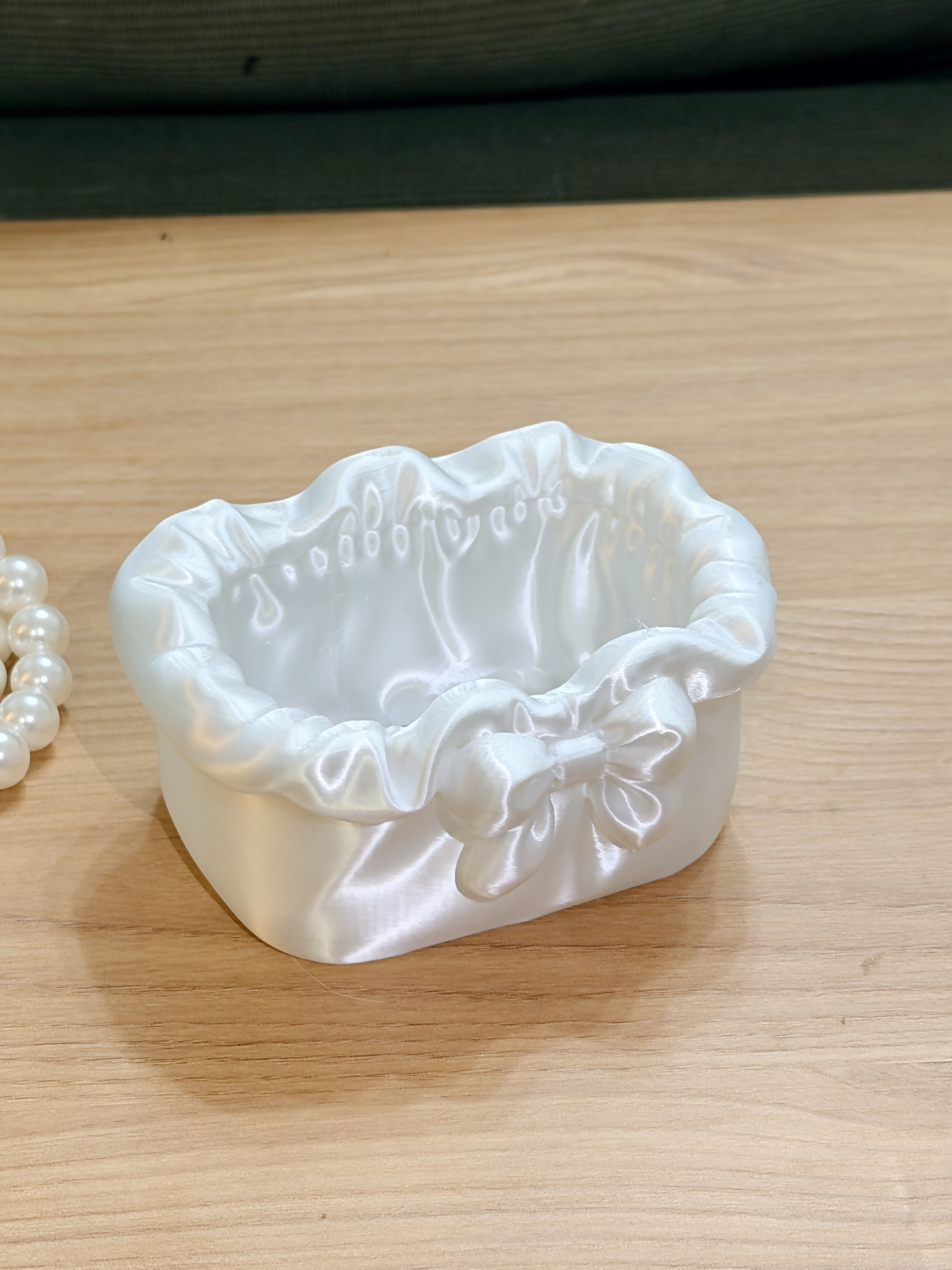 Miniatura 4 do modelo 3D 蝴蝶结泡芙收纳篮