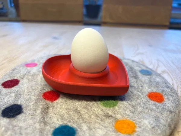 Coquetier cœur « Egg-ceptional »