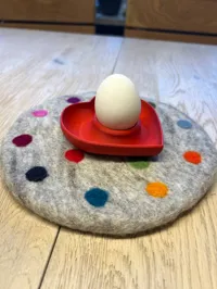 Coquetier cœur « Egg-ceptional » — photo 2