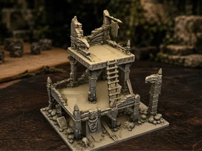 Lizardman Temple — RPG & wargame scenery