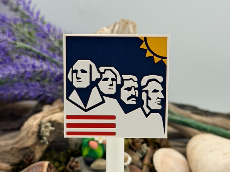Mount Rushmore Patriotic Magnet - America 250