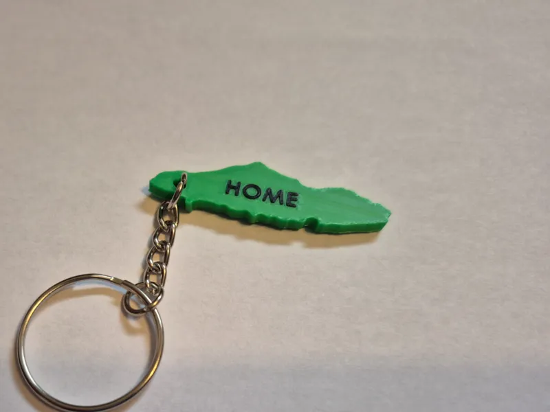 Vancouver Island Home Keychain