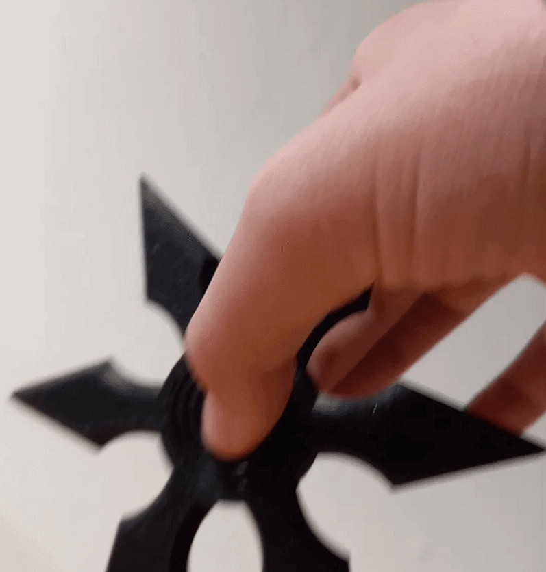 Ninja star gyroscope fidget spinner