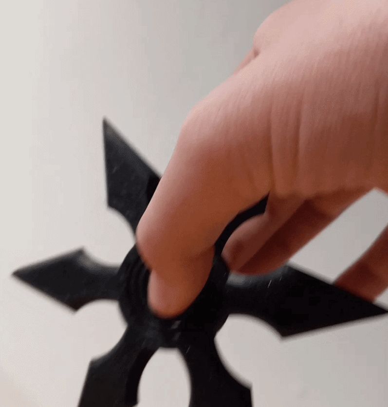 Ninja star gyroscope fidget spinner