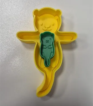 Cookie Cutter Otter Family + Baby