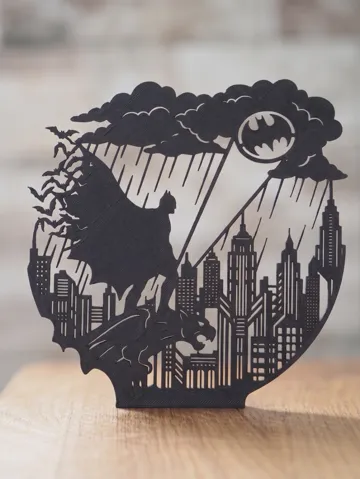 Letrero o emblema decorativo: The Dark Knight's Guardian - Batman — vista de referencia 2
