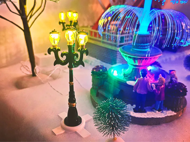 Support lanterne noel 20 mm