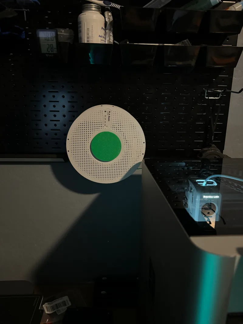Filament Spool Holder For Pegboard