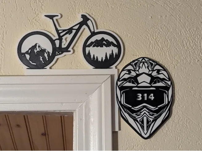 mountain bike door corner