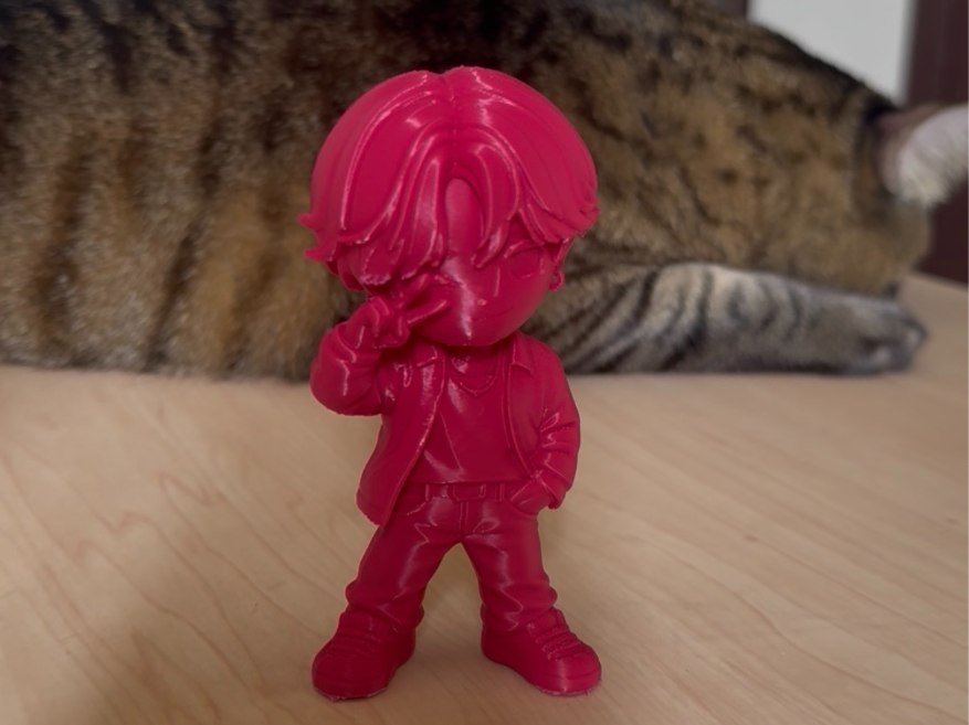 V Taehyung Chibi Figure – Cute K-Pop Idol Decor