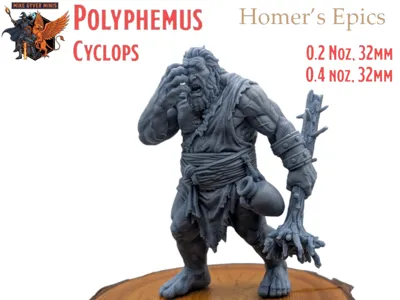 Polyphemus Cyclops - MGM Print-Ready Mini