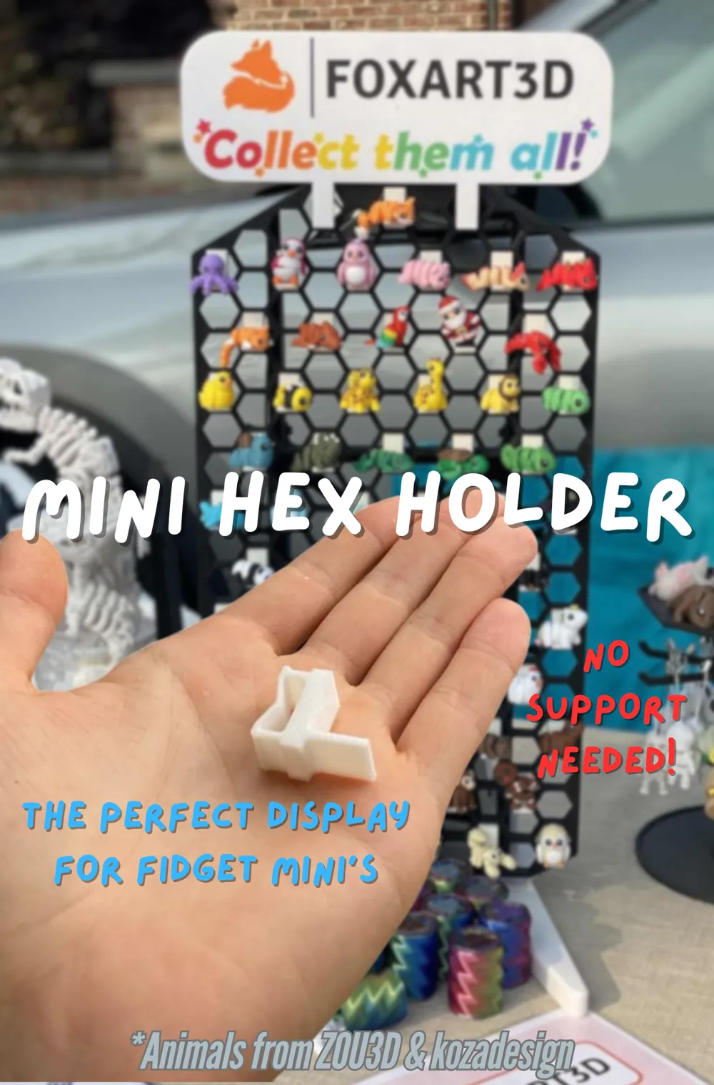 HSW mini fidget toy display holder by Foxart3D MakerWorld: Download ...