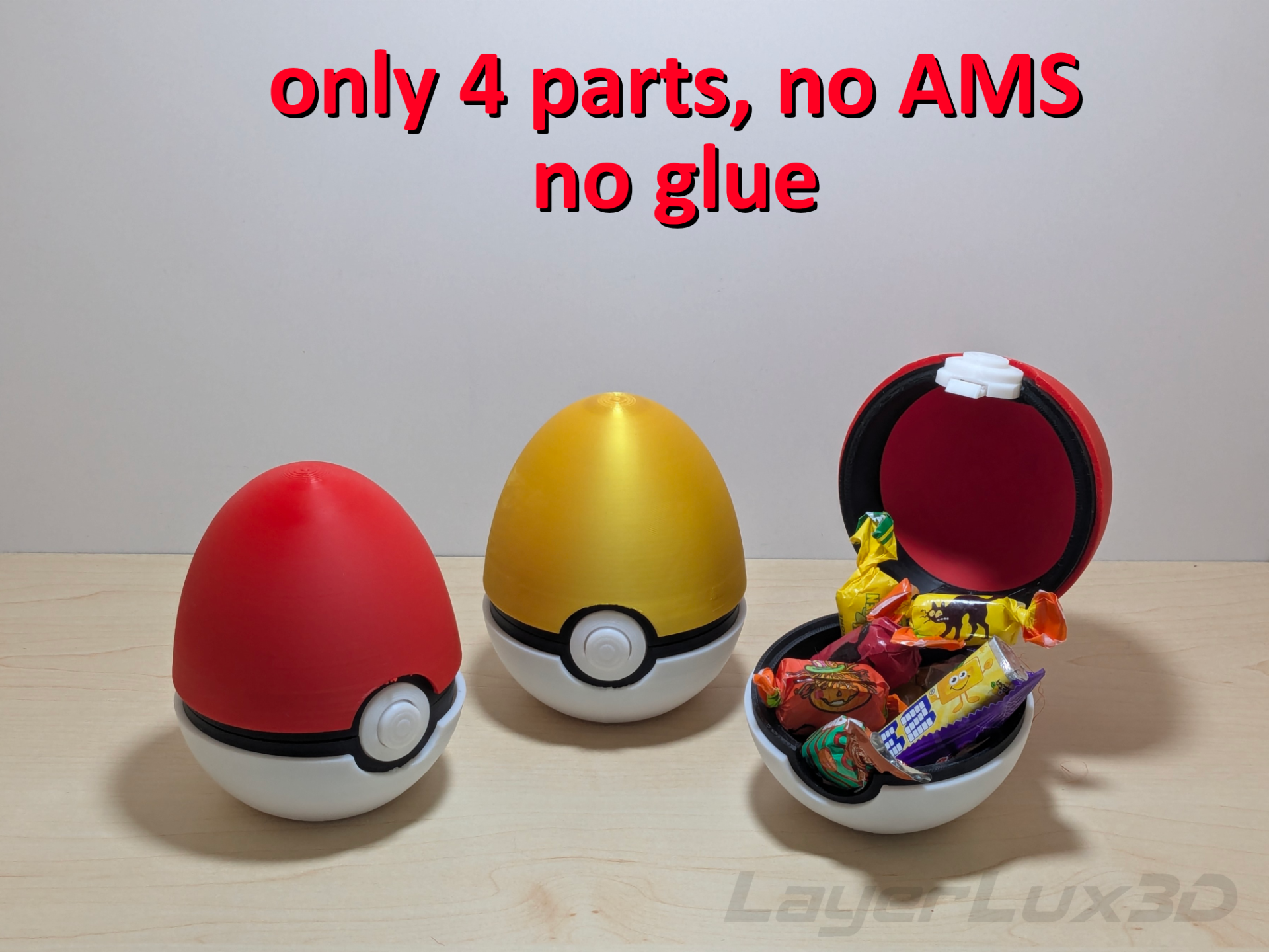 functional EasterBall - no glue
