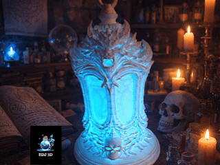 Daedric Lantern of Souls - LED DnD Gothic Decor