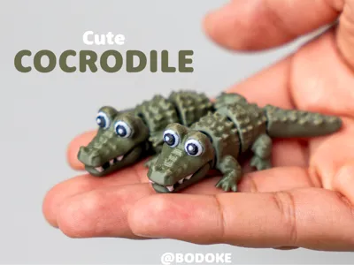 Cute Crocodile - Articulated