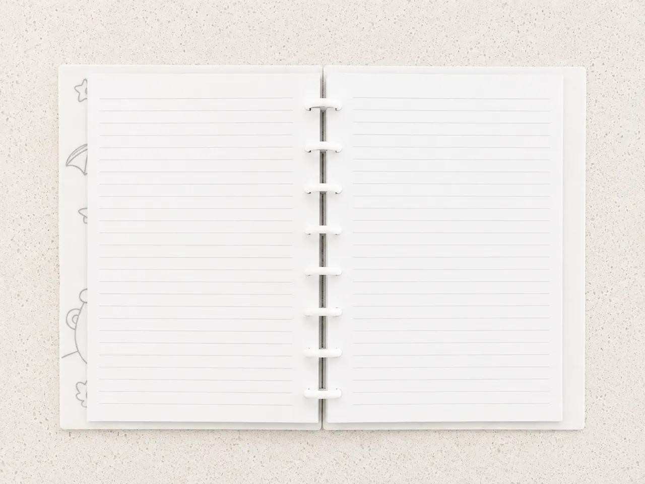 Halloween Coloring Disk Bound Notebook |A5 Journal view 3
