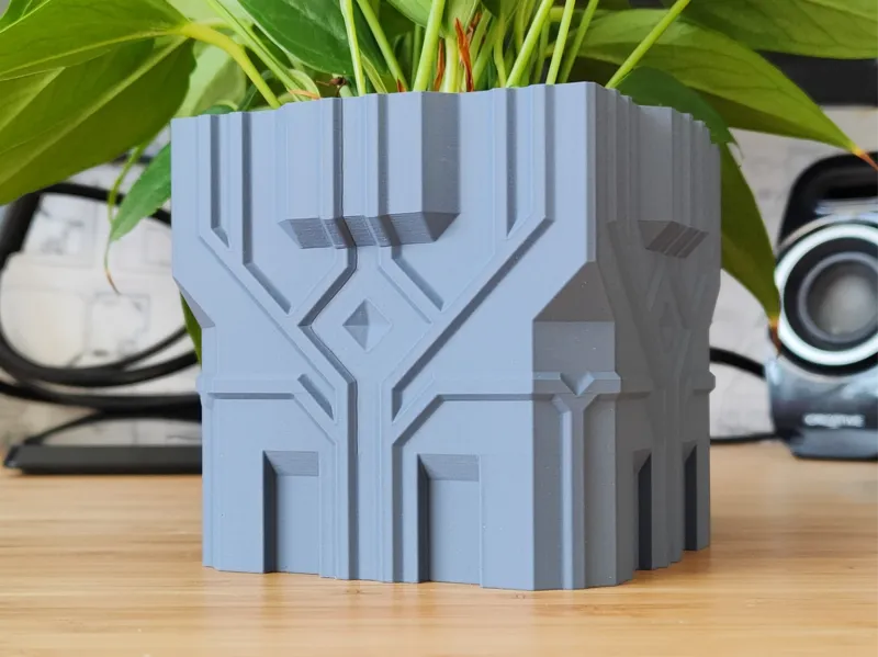 Cyberpunk Plant pot and Planter - Vase mode design