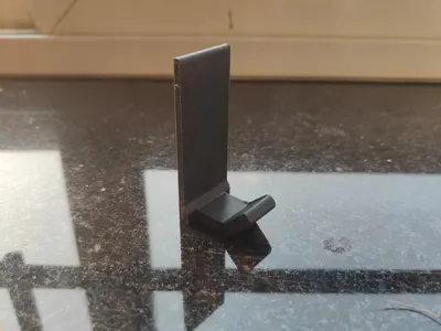 Hook for double sided tape