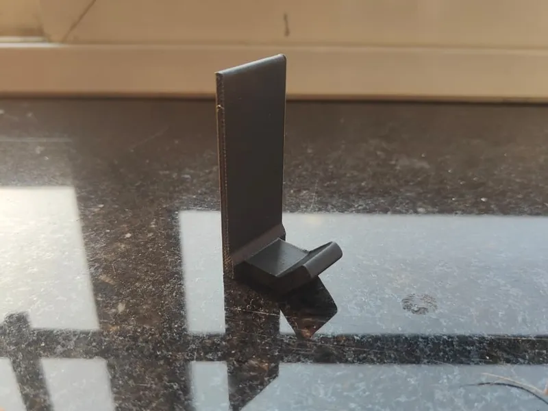 Hook for double sided tape