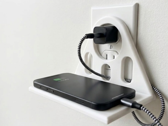Etagère pour prise électrique