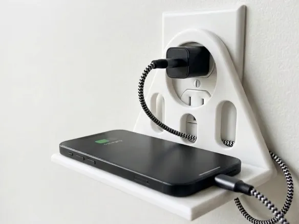 Etagère pour prise électrique