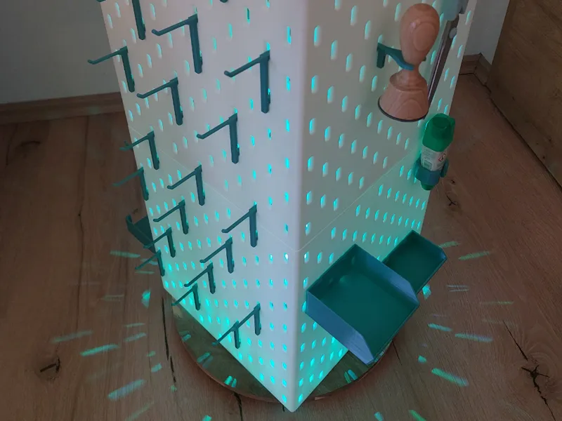 Turm Drehturm Lochplatte Display Aufsteller