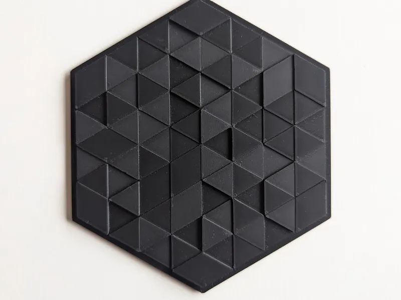 Hex Tile Coaster - Light Diffuser Ornament Tile