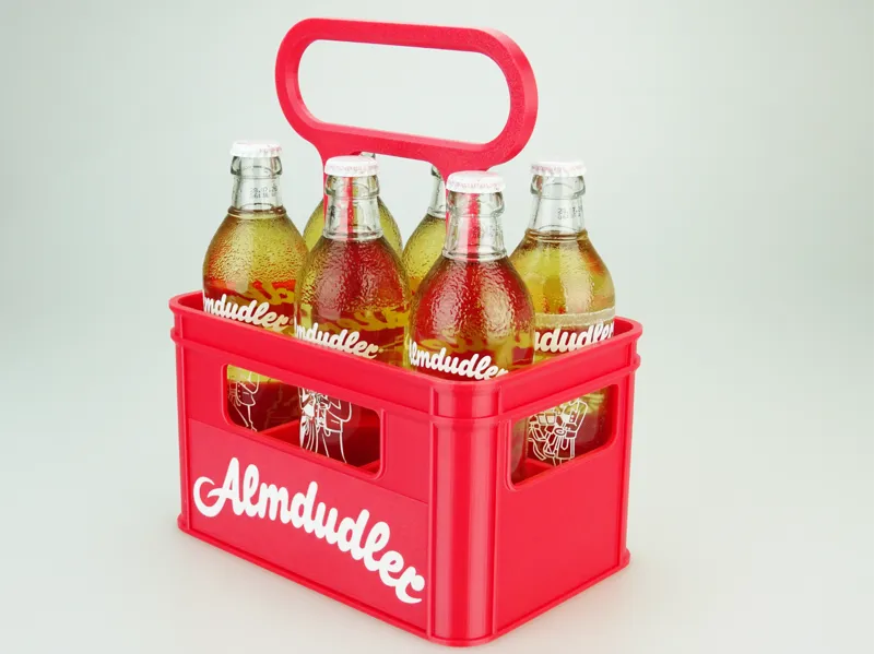 Almdudler Limonade 6-er Träger / Handtasche