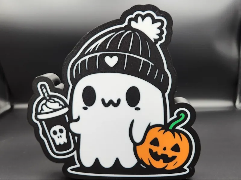 Cute Halloween Ghost Lightbox