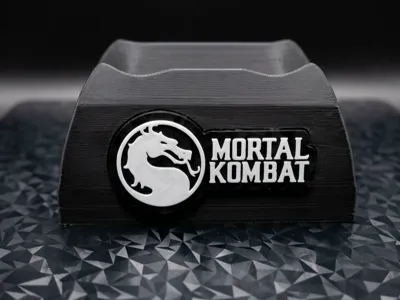 PS5 controller stand, Mortal Kombat themed