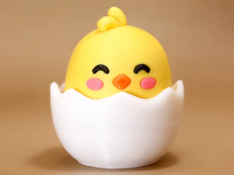 Chick in Egg Fidget Clicker - Keycap Clicker
